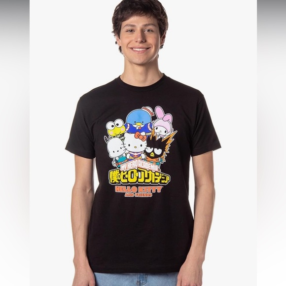 🆓FREE when Bundled My Hero Academia x Hello Kitty & Friends Mashup T-Shirt-Small - Picture 8 of 10